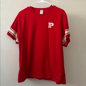 PINK Victoria's Secret Red Womens Shirt